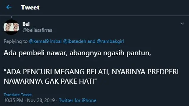 6 Cuitan Percakapan Imajinasi Penjual dan Pembeli di Pasar Ini Bikin Ngakak