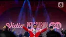 Vidio Penasaran 2025 menjadi momen penting 10 tahun perjalanan Vidio. Selama satu dasawarsa terakhir, Vidio terus berkembang dan berinovasi di industri hiburan Indonesia. (Liputan6.com/Herman Zakharia)