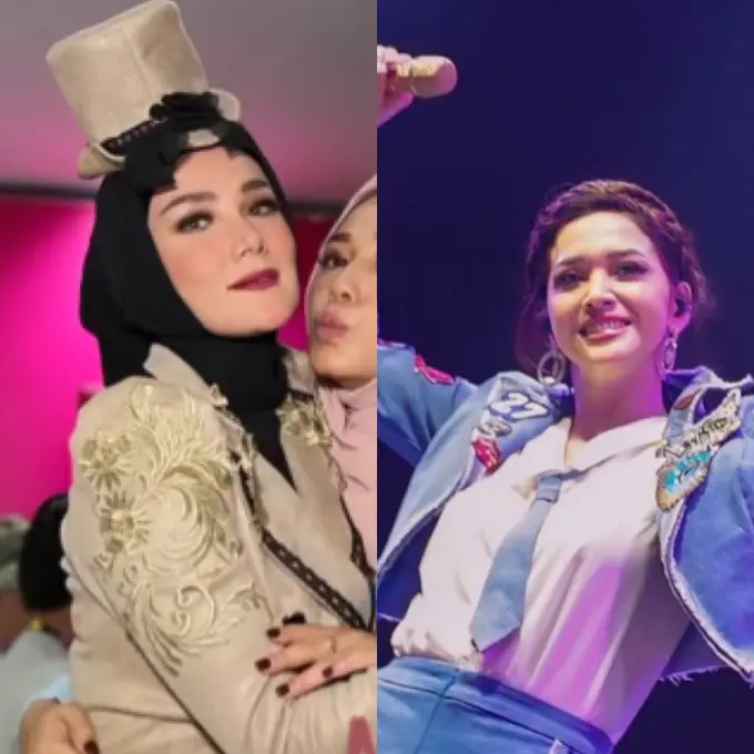 Adu Gaya Tampilan Mulan Jameela dan Maia Estianty saat Satu Panggung di Pestapora 2024
