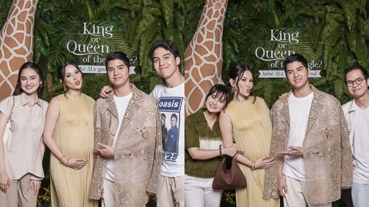 Tissa Biani dan Syifa Hadju saat hadir Gender Reveal Alyssa Daguise. [@maiaestiantyreal]