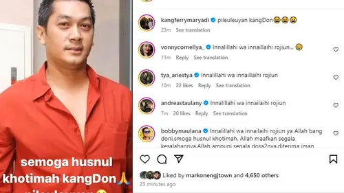 Donny Kesuma Meninggal Dunia Usai Menjalani Perawatan Akibat Lemah Jantung  - ShowBiz Liputan6.com