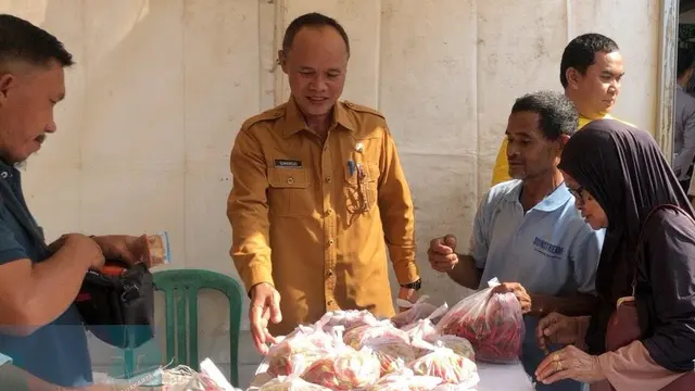 Pangan Murah di Kabupaten Serang Jelang Lebaran 2024. (Pemkab Serang).
