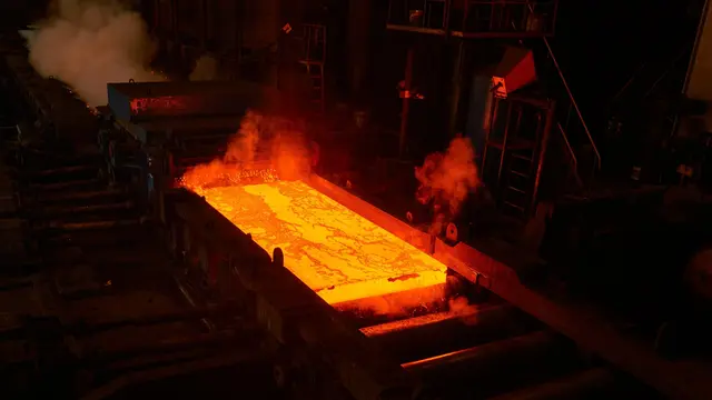 Aktivitas di pabrik PT Krakatau Steel