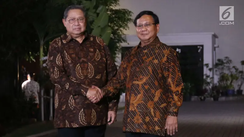 SBY Sambut Kehadiran Prabowo