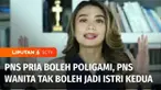 Polemik pegawai negeri sipil pria boleh berpoligami, kembali mencuat. Dalam peraturan pemerintah juga ditegaskan, PNS wanita tidak boleh menjadi istri kedua atau ketiga dan seterusnya. Apa alasannya, bersama Skolastika Sylvia, mari kita diskusi.