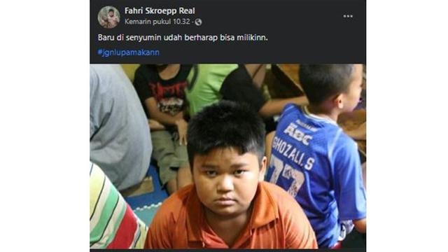 6 Status Facebook Terbaru Fahri Skroepp, Bikin Ngakak