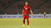 Sergio Van Dijk saat membela timnas Indonesia. (Bola.com/Nicklas Hanoatubun)