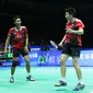 Ganda campuran Indonesia Tontowi Ahmad/Liliyana Natsir lolos ke final Badminton Asia Championships 2016 di Wuhan, Tiongkok, Sabtu (30/4/2016). (Liputan6.com/Humas PB PBSI)