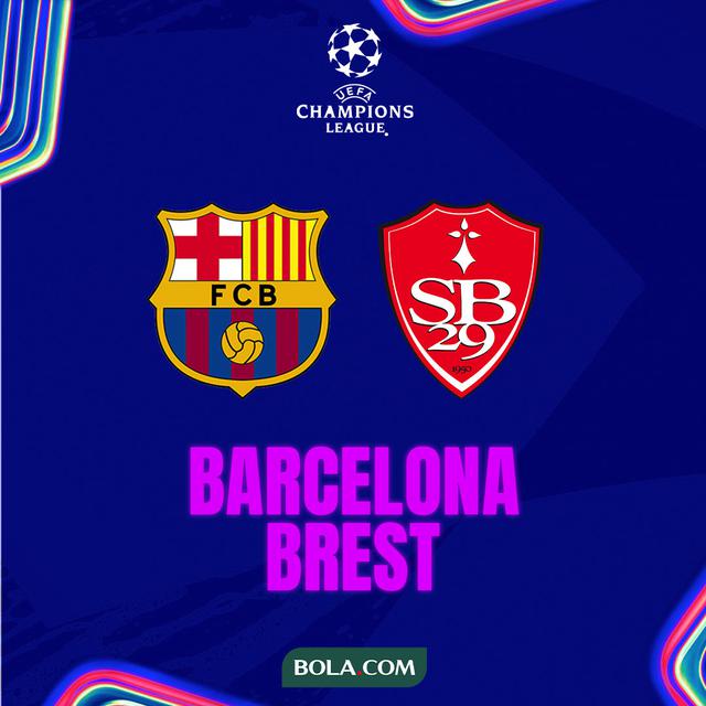 Liga Champions - Barcelona Vs Brest