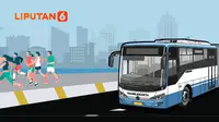 Infografis Perubahan Rute TransJakarta Selama Jakarta Running Festival 2025