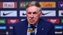 Ancelotti menyatakan alasan mengapa Neymar tak dipanggil karena tidak mampu tampil maksimal di klubnya saat ini, Santos. (AFP/Pablo Poricuncula)