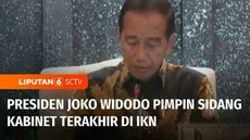 Presiden Joko Widodo memimpin Sidang Kabinet Paripurna terakhir di Istana Garuda, Ibu Kota Nusantara, Kalimantan Timur. Presiden berterima kasih kepada seluruh anggota kabinet dan meminta para Menteri mempersiapkan transisi pemerintahan.