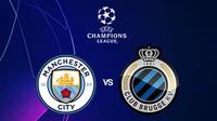 Liga Champions - Manchester City Vs Club Brugge (Bola.com/Adreanus Titus)
