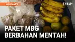 Viral! Paket MBG Berbahan Mentah di Tangerang Selatan