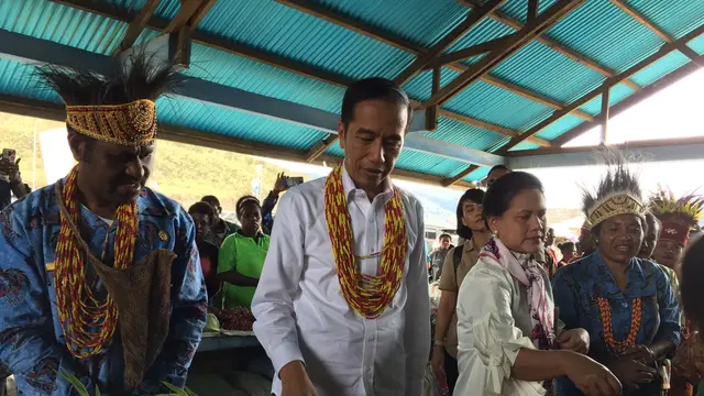 Presiden Jokowi dan Ibu Negara Iriana Jokowi