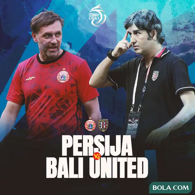 Liga 1 - Head to Head Pelatih - Persija Jakarta Vs Bali United - Thomas Doll Vs Stefano Cugurra Teco