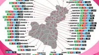 Data terbaru tim gugus tugas pencegahan Covid-19 hingga Sabtu (15/5/2021) lalu mencatat, angka kematian pasien di Garut mencapai 382 kematian atau 4,2 persen, di atas angka kematian pasien covid-19 secara nasional yang hanya 2,76 persen. (Liputan6.com/Jayadi Supriadin)