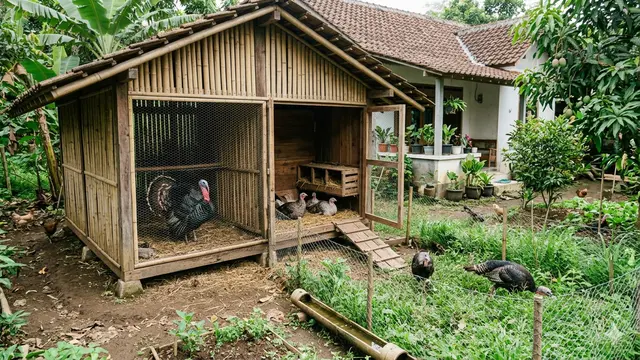 Model Kandang Ternak Kalkun yang Ideal
