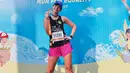 Melalui akun Instagram, Nia Ramadhani memang kerap mengunggah momen saat berolahraga. Marathon menjadi salah satu cabang olahraga yang tengah ia gandrungi. (Liputan6.com/IG/@ramadhaniabakrie)