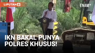 Presiden Jokowi Groundbreaking Polres Khusus Nan Canggih di IKN