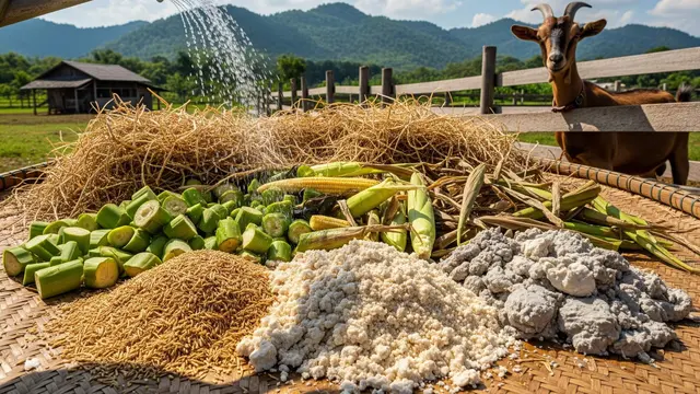 Cara Efektif Mempercepat Pertumbuhan Kambing dengan Pakan Fermentasi Alami