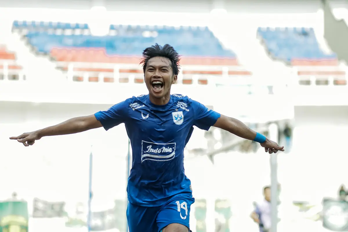Selebrasi winger PSIS Semarang, Riyan Ardiansyah