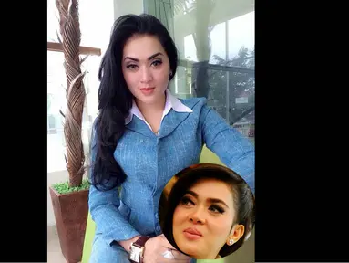 Penyanyi dangdut Hiara Cleopatra yang disebut-sebut Syahrini KW.(twitter.com/Hiara_cleo)
