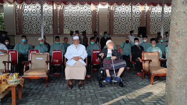 Abu Bakar Baasyir Ikuti Upacara HUT RI