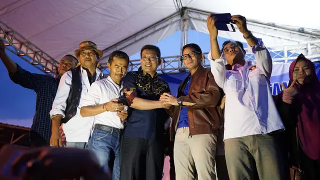 Sandiaga Uno Jaket Kulit