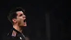 Penyerang Juventus Alvaro Morata berselebrasi setelah mencetak gol sundulan ke gawang Sampdoria pada pekan ke-29 Liga Italia di Stadion Luigi Ferraris di Stadion Luigi Ferraris, Minggu (13/3/2022) dini hari WIB. Dua gol Alvaro Morata membantu Juventus menekuk Sampdoria 3-1. (Marco BERTORELLO/AFP)
