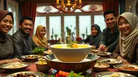 resep opor ayam lebaran ©Ilustrasi dibuat AI