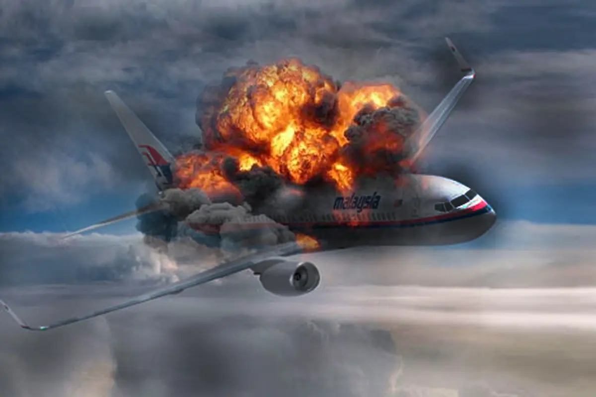Ilustrasi MH17 terbakar (3)