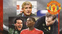 Manchester United - Paul Pogba, Les Sealey, Mark Hughes, Mark Bosnich (Bola.com/Adreanus Titus)