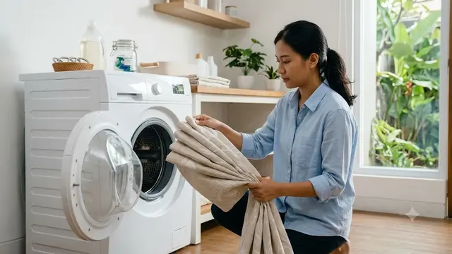 Cara Mencuci Gorden di Mesin Cuci Tanpa Merusak