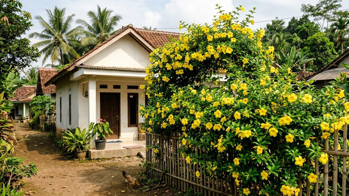 9 Pagar Hidup dari Tanaman Rambat yang Cocok untuk Rumah Minimalis Kampung, Makin Asri