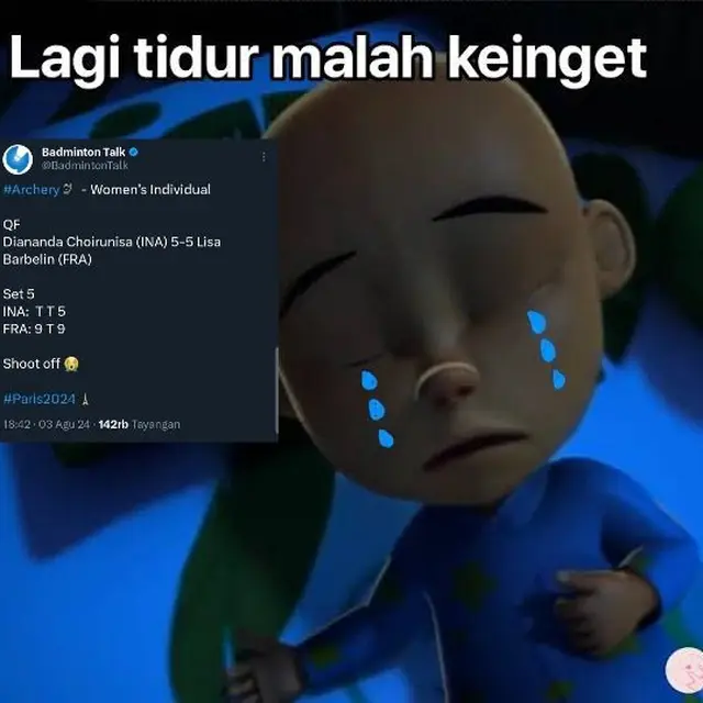 6 Meme Momen Nyesek di Olimpiade,