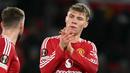 Kemenangan ini menjadi yang pertama untuk pelatih Ruben Amorim sejak menangani Manchester United menggantikan Erik ten Hag. Kemenangan ini juga mengerek posisi Manchester United naik ke peringkat ke-12 di klasemen Liga Europa dengan sembilan poin dari lima laga. (Oli SCARFF/AFP)
