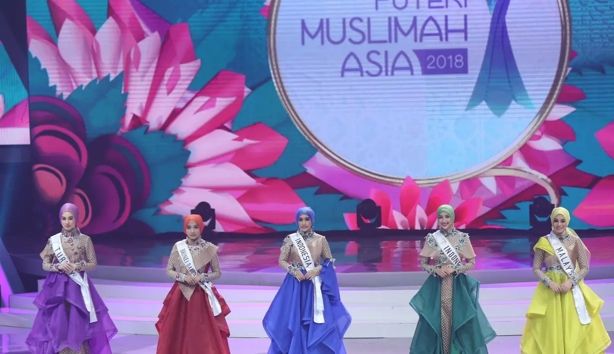 Lima Besar Finalis Puteri Muslimah Asia 2018