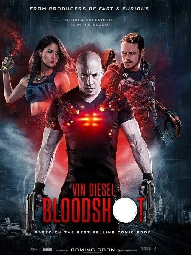 Poster film Bloodshot. (Foto: Dok. IMDb/ Sony Pictures Releasing)