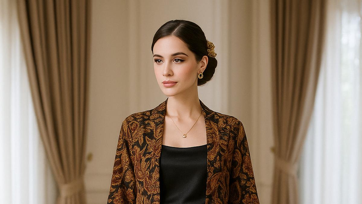 7 Padu Padan Baju Batik berbagai Model Kekinian dan Bawahannya, dari Outer hingga Rok Lilit