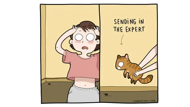 6 Ilustrasi Komik Suka Duka Pelihara Kucing Ini Bikin Gemas