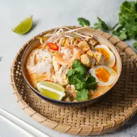 ilustrasi resep mie laksa/Sentelia/shutterstock