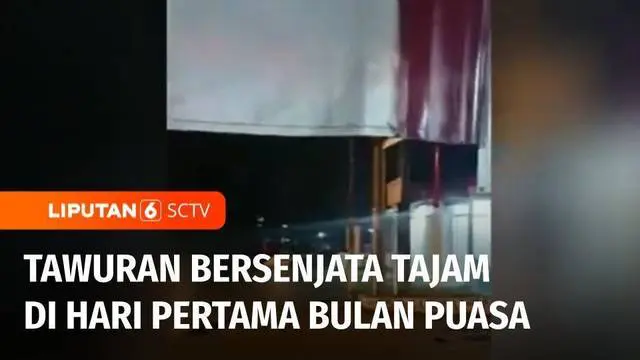 Hari pertama Ramadan dinodai tawuran dua kelompok pemuda di Kabupaten Bogor, Jawa Barat. Kedua kelompok pemuda saling serang menggunakan sarung dan petasan, hingga akhirnya dibubarkan warga.