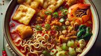 Resep Seblak Kuah Nyemek copyright/ai generate