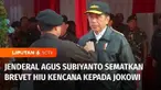 Presiden Joko Widodo menerima Brevet Hiu Kencana lambang kehormatan Satuan Kapal Selam TNI AL. Penganugerahan dilakukan di atas KRI Radjiman Wedyodiningrat yang berlayar menuju Teluk Jakarta.