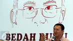 Cagub Petahana Basuki T Purnama (Ahok) memberikan keterangan saat bedah buku "A Man Called Ahok" di Jakarta, Jumat (20/1). Ahok menjadi pembicara utama sekaligus menceritakan beberapa pengalamannya. (Liputan6.com/Johan Tallo)