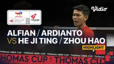 Berita Video, Hasil Pertandingan Piala Thomas 2020 antara Indonesia Melawan China pada Minggu (17/10/2021)