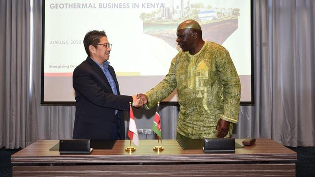 PT Pertamina Geothermal Energy Tbk. (PGE) menjajaki kerja sama dengan Africa Geothermal International No 1 Limited untuk mengembangkan potensi panas bumi. (Dok PGE)
