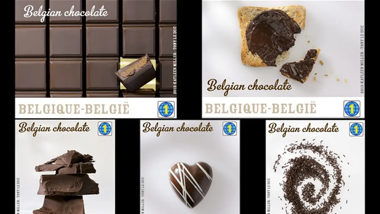 Belgia Ciptakan Perangko Rasa Coklat
