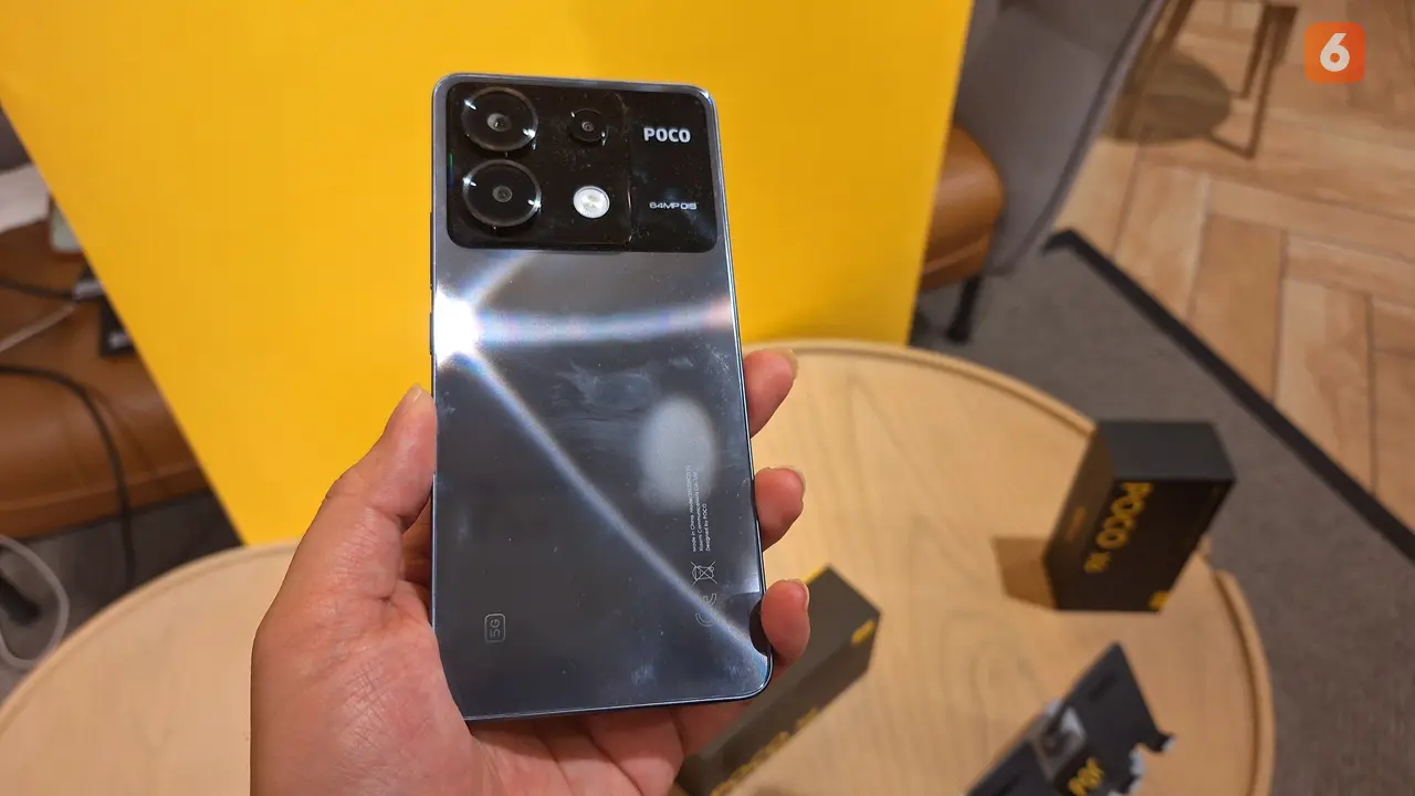 Poco X6 5G menggunakan prosesor Qualcomm Snapdragon 7s Gen 2. (Liputan6.com/Giovani Dio Prasasti)